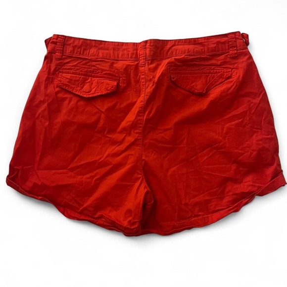 Red Women's Shorts - Picture 2 of 3